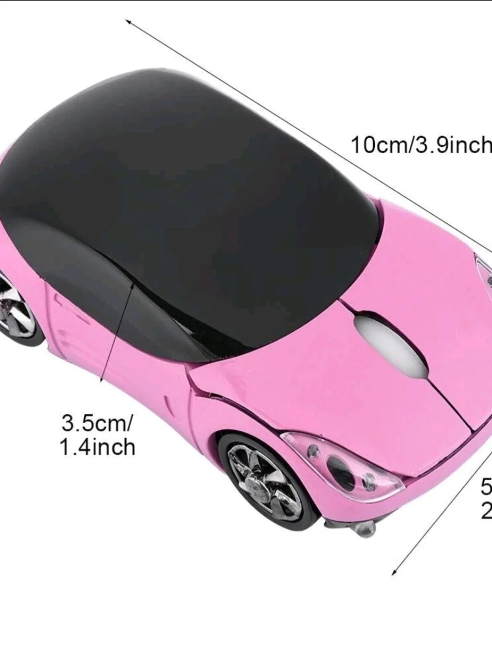 2.4G Car Mouse with USB Reciver 1600DPI Optical Mouse for PC Computer